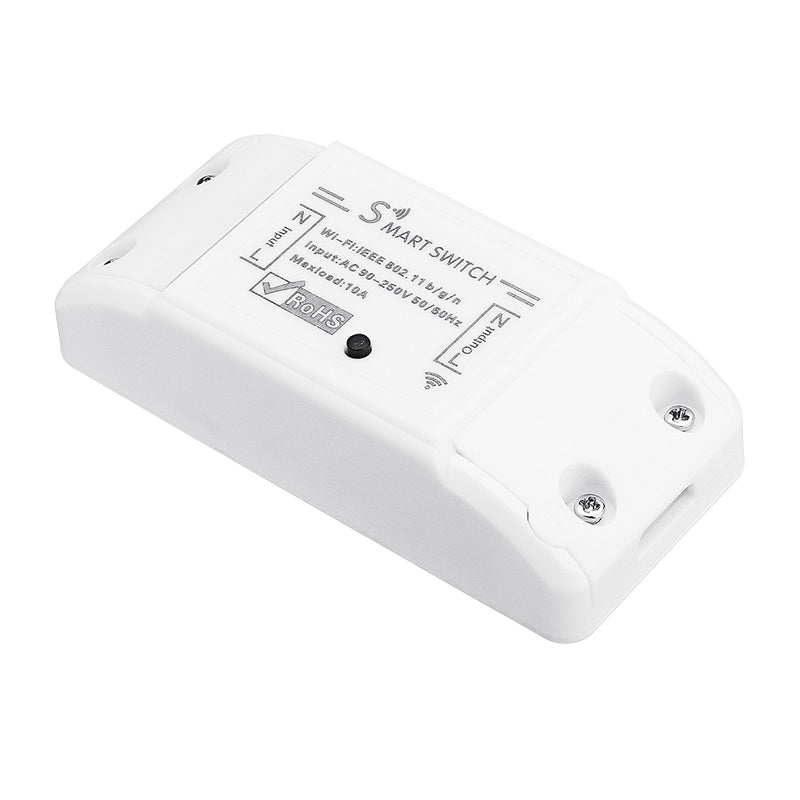 LUSTREON AC90-250V WiFi APP Relay Module DIY Smart Home Automation Light Switch Work With Amazon Alexa Google