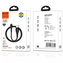 Joyroom Fabric Woven LED 1.2m 2.4A Micro USB Data Cable for Samsung Xiaomi Huawei