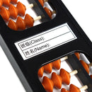 Plastic Abacus Arithmetic Soroban 17 Digits Kids Maths Calculating Tool