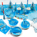 16Pcs Children's Birthday Party Supplies Kids Napkin Banner Tableware Decorations
