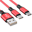 Bakeey 2 IN 1 2.5A Type C Micro USB Fast Charging Data Cable For Xiaomi Redmi 7A Redmi 6Pro OUKITEL Y4800 Hauwei P30 Pro Mate 30 S10+ Note10