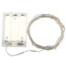 4M 40 LED Silver Wire Fairy String Light Battery Powered Waterproof Xmas Party Decor