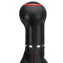 For Seat Leon 2000 2001 CarStyling Car 5 Speed 12mm Red Line Gear Stick Shift Knob with Leather Boot