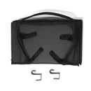 3 Layers Portable Travel Storage Baskets Bag Hook Hanging Nylon Mesh Bag Storage Organizer