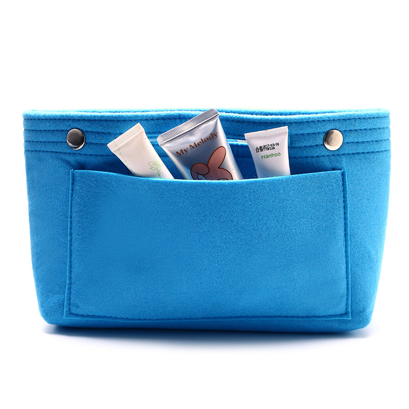 Travel Casual Bag in Bag Felt Multi-pockets Cosmetic Bag Storage Bag