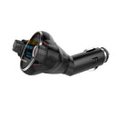 BT08 Big Eyes Double Head bluetooth 180 Rotation Car Charger