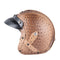 BYB Retro Chopper Motocross Motorcycle PU Leather Half Face Helmet