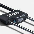 BOZZYS U3 Fingerprint U shape Lock Smart Bluetooth App Control Glass Door lock for Store Company Double Door Anti-theft locks