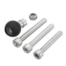 RAM RAM-B-367U Motorcycle Handlebar Clamp Base With 1inch Ball & M8 Screws Kit Sets