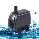Mrosaa 3/5/10/16/25W Submersible Water Pump Low Noise Durable Aquarium Fish Tank Fountain Pump
