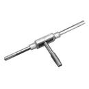 Drillpro M3-M12 Adjustable Tap Spanner with 10pcs Mini Screw Hand Tap Set