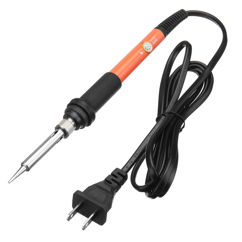 79Pcs 60W Electric Solder Iron Wood Burning Pen Soldering Iron Tool Carft Pyrography Kit DIY