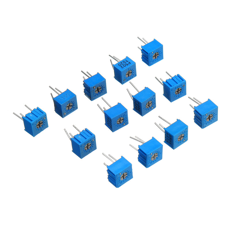 39Pcs 100R-1M Each 1 3362 Potentiometer Package 3362P Adjustable Resistor