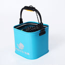 ZANLURE 20cm 24cm EVA Folding Fishing Water Bucket With Handle Foldable Water Tank