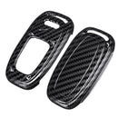 ABS Car Key Case Cover Bag Carbon Fiber Black for Audi A4L A5 A6L Q5 Q7 S6 A7 A8L