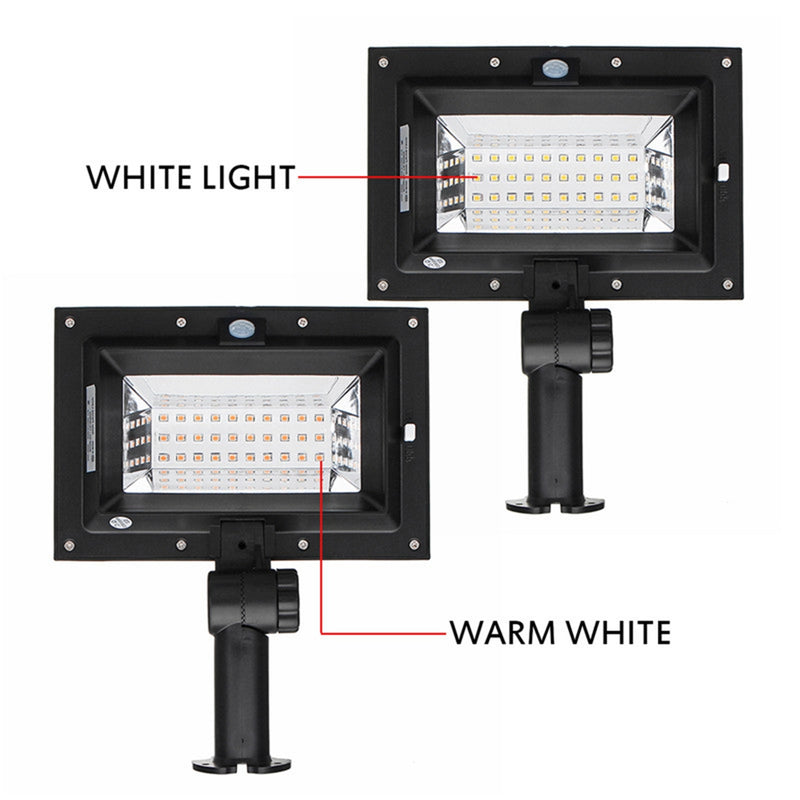 Solar 30 LED PIR Motion Sensor Outdoor Yard Gutter Garden Wall Light Waterproof Security Lamp