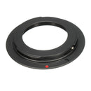 M42 Screw Lens for Canon EOS EF Mount Adapter Black 5D II III 6D 7D 70D 100D with Cap