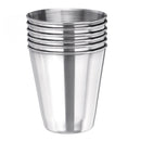 6Pcs Shooting Peg Position Finder Cup Stirrup Set Black Leather Hip Flask Shot