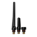 WP17/18/26 Argon Arc Welding Series 1.0mm/1.6mm/2.4m/3.2mm Specification Transparent Glass/Porcelain Mouth High Temperature Argon Arc Welding Torch 38 Sets