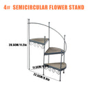 Modern Decorations Iron Plant Rack Stand Plants Succulent Shelf  Stair Shape Desktop Garden Flower Stand