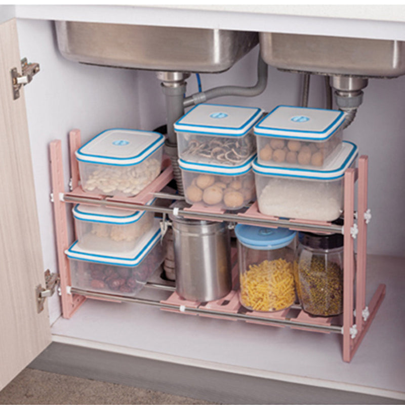 Under Sink Storage Rack Kitchen Bathroom Cupboard Shelf Organiser Cabinet Holder