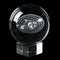 6cm Clear Glass Crystal Healing Ball Meditate Sphere Mascot Planet Space Decor