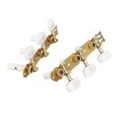 2Pcs Acoustic Guitar String Tuning Pegs Keys Machine Heads Tuners Color Gold