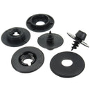 10pcs Fastener Car Foor Mat Skid Resistant Carpet Fixed Clamp Clips For VW Golf 6 Passat CC Tiguan New Touran