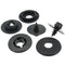 10pcs Fastener Car Foor Mat Skid Resistant Carpet Fixed Clamp Clips For VW Golf 6 Passat CC Tiguan New Touran