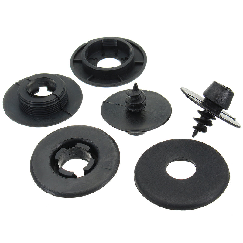 10pcs Fastener Car Foor Mat Skid Resistant Carpet Fixed Clamp Clips For VW Golf 6 Passat CC Tiguan New Touran