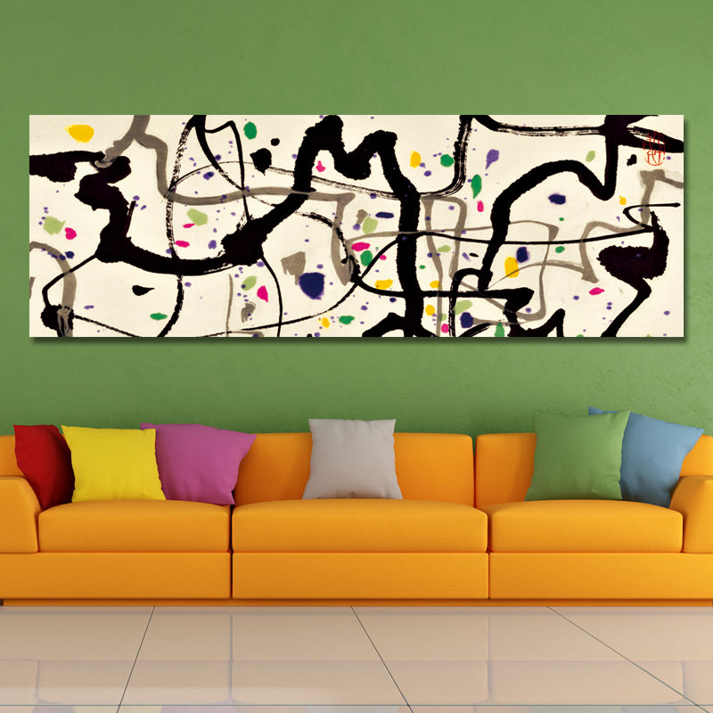DYC 10993 Single Spray Oil Paintings Ink Abstract Painting For Home Decoration Paintings Wall Art