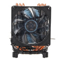 3Pin Six Copper Heat Pipes Blue Backlit CPU Cooling Fan for  Intel 775 1150 1151 AMD