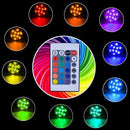 Swimming Pool Light LED Underwater Remote RGB Control Multi Color Fountain Light