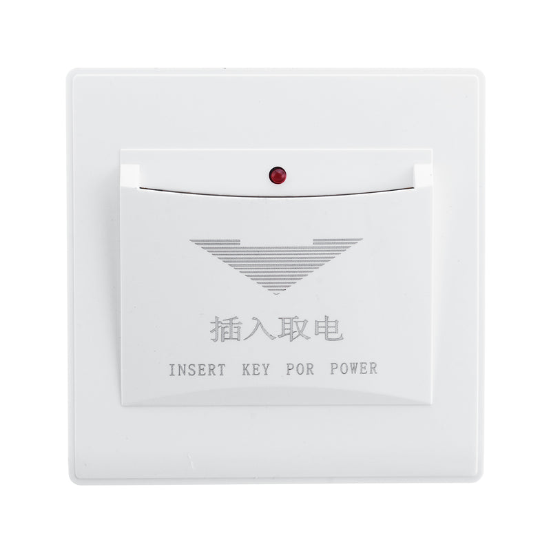 40A 220V Insert Card Switch Intellingent Wall Socket Switch Home