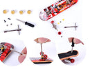 Random Color Graffiti Finger Skateboard Mini Suit With Tools Toys For Kids Children Gift