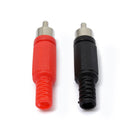 2pcs Solder RCA Phono Male Plug Audio Video Connectors