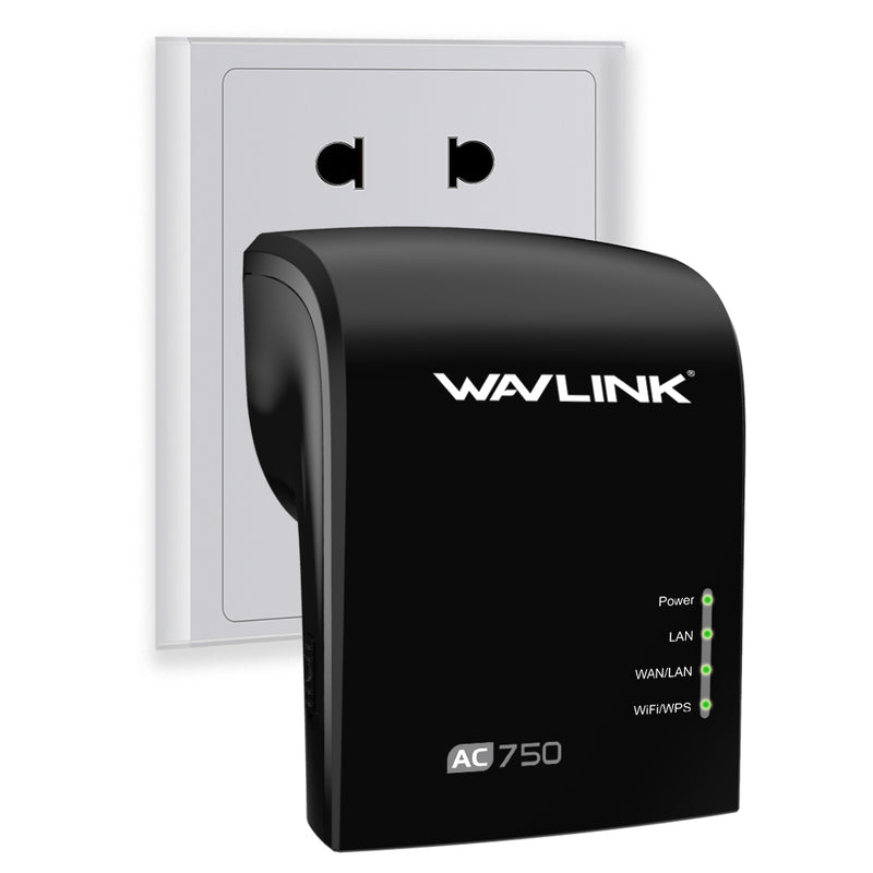 Wavlink 750Mbps Dual Band 3 in One Wifi Repeater Router Built-in Antenna UK/EU/US Plug