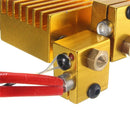 Dual Head Extruder V6 Hot End Extruder With Wire For 3D Printer