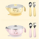 Bear MW-C0001 3Pcs Children's Tableware Insulation Bowl Set for Children Baby