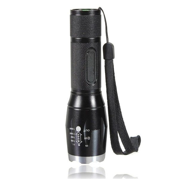 Meco 1600LM Zoomable  T6 18650 LED Flashlight Suit