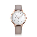 REBIRTH RE086 Starry Sky Women Wrist Watch Rose Gold Case Quartz Watch