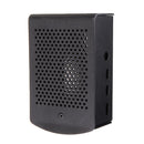 Aluminum Alloy Metal Case Turtle Body Outer Casing with Wall Mount Bracket for Raspberry Pi 4