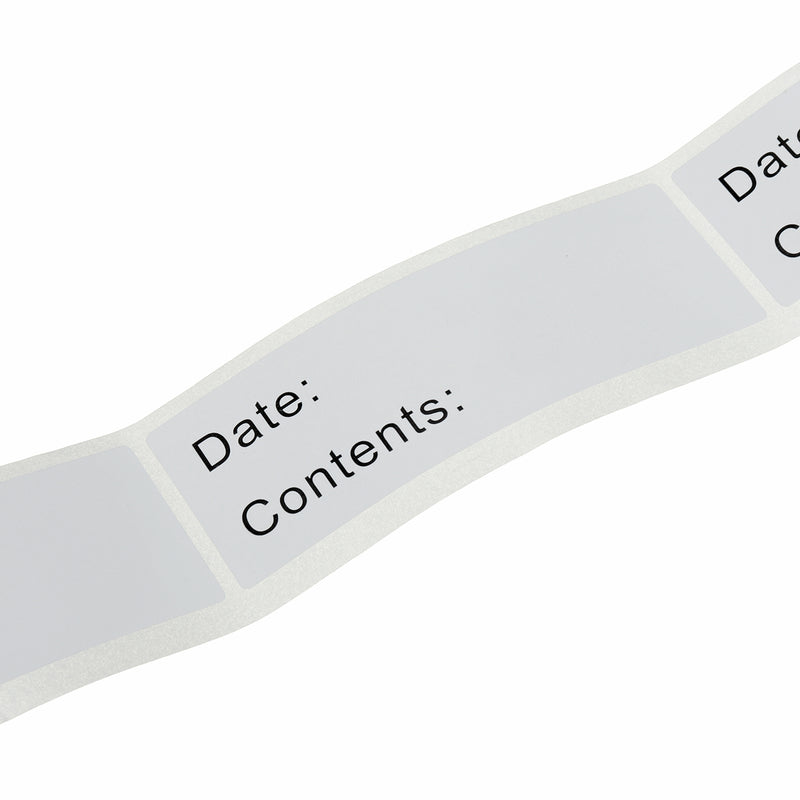 125Pcs/Set Kitchen Food Storage Labels Refrigerator Freezer Date Content Sticker Label Tape