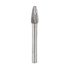 Drillpro 5Pcs 60x8mm Tungsten Steel Rotary File Set Grinding Head Rasp Burrs Abrasive Tool