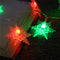 Battery Powered 2.1M 20LED Snowflake Fairy String Curtain Window HoliDay Light Wedding Party Decor