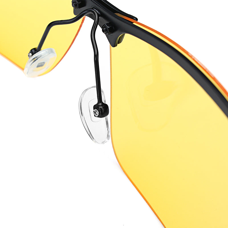 Suleve G02 Black Frame Night Driving Anti Glare Glasses Polarized UV400 Sunglasses Rainy Driver Safety