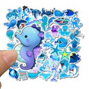 49 Cartoon Animal Personality Doodle Car Stickers Travel Box Doodle Body AZ010