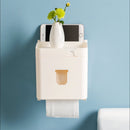 Jordan&Judy 3 in 1 Waterproof Wall Mounted Bathroom Tissue Box Roll Issue Facial Tissue Dispenser Adhesive Hanging Cell Phone Holder from Xiaomi Youpin