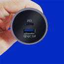 Bakeey PD QC3.0 3.1A LED Light Fast Charging USB Car Charger For iPhone XS 11 Pro Xiaomi Mi9 9Pro Oneplus 6T 7 Pro
