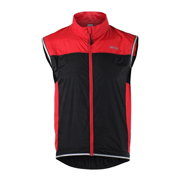 ARSUXEO Cycling Sleeveless Jacket Vest Waistcoat Windbreaker Ultralight Breathable For Running